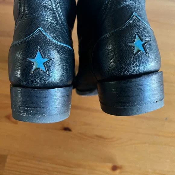 Vintage The Old Gringo black leather boots size 6 - Picture 5 of 10